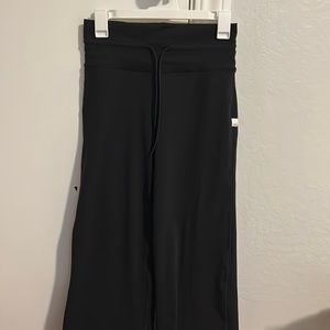 Plain black jogger style leggings (size small)